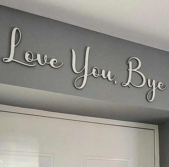 Script Wall Signs (Buy one get one half price) The Little Red Hut