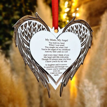 Load image into Gallery viewer, My Mum/Dad My Angel 3D Heart with wings