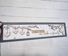 Load image into Gallery viewer, Personalised Blossom Tree 3D Sign - Choose your own quote