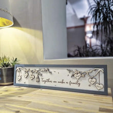 Load image into Gallery viewer, Personalised Blossom Tree 3D Sign - Choose your own quote