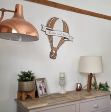 Load image into Gallery viewer, Personalised Oak Hot Air Balloon
