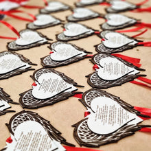 Load image into Gallery viewer, My Mum/Dad My Angel 3D Heart with wings