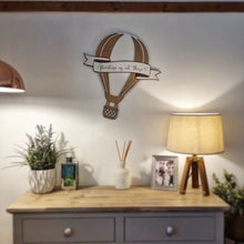 Load image into Gallery viewer, Personalised Oak Hot Air Balloon