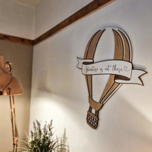 Load image into Gallery viewer, Personalised Oak Hot Air Balloon