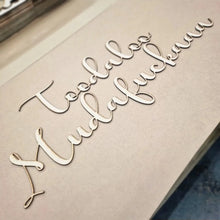 Load image into Gallery viewer, Toodaloo Mudafuckaaa Script Wall Sign