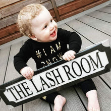 Load image into Gallery viewer, Classic Black - Personalise your own - 3D Train/Street Style Sign