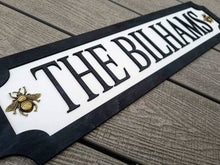 Load image into Gallery viewer, METAL BUMBLEBEE Personalise your own - 3D Train/Street Style Sign