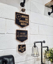 Load image into Gallery viewer, Three-Tier Gaming Signs with Personalised Grenade