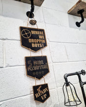 Load image into Gallery viewer, Three-Tier Gaming Signs with Personalised Grenade