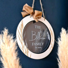 Load image into Gallery viewer, Personalise your own Pampas Grass Hanging Sign