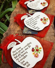 Load image into Gallery viewer, Teacher/Nursery Thank You Apple Magnet