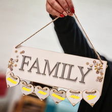 Load image into Gallery viewer, 3D Family Plaque