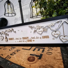 Load image into Gallery viewer, Personalised Blossom Tree 3D Sign - Choose your own quote