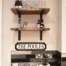 Load image into Gallery viewer, Classic Black - Personalise your own - 3D Train/Street Style Sign