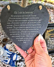 Load image into Gallery viewer, As I sit in heaven - Slate Heart