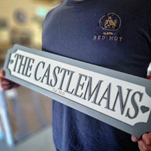 Load image into Gallery viewer, Grey Colour - Personalise your own - 3D Train/Street Style Sign