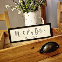 Load image into Gallery viewer, Me & My Babies Petite Sign