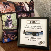 Load image into Gallery viewer, Personalised In loving memory Dog Collar Box Frame