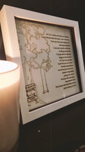 Load image into Gallery viewer, Personalised As I sit in heaven Glass Box Frame