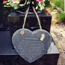 Load image into Gallery viewer, As I sit in heaven - Slate Heart