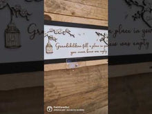 Load and play video in Gallery viewer, Personalised Blossom Tree 3D Sign - Choose your own quote