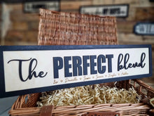 Load image into Gallery viewer, Personalised The Perfect Blend Black and Birch 3D Sign