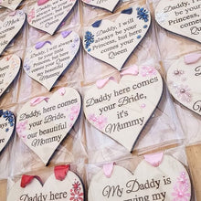 Load image into Gallery viewer, Personalise your own Wedding Aisle Heart Sign