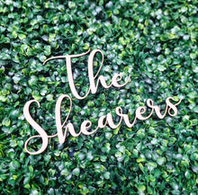 Load image into Gallery viewer, Personalised Wooden Family Name Sign
