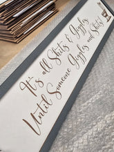 Load image into Gallery viewer, Shits and Giggles Funny Bathroom Country Sign
