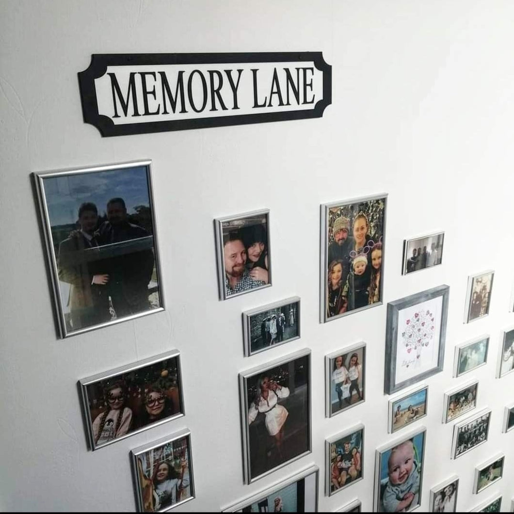 Memory Lane 3D Train/Street Sign