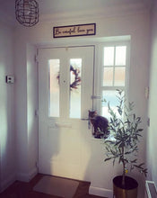 Load image into Gallery viewer, Be careful, love you Black &amp; Birch 3D Sign
