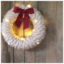 Load image into Gallery viewer, Luxury Christmas Chunky Knit Wreath
