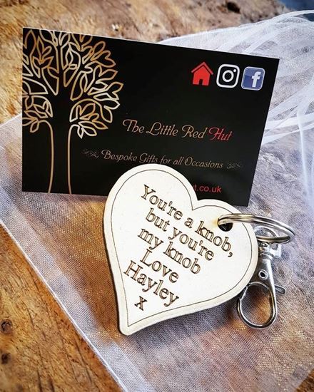 You're a knob, but you're my knob Keyring