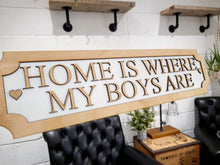 Load image into Gallery viewer, Natural Wood - Personalise your own - 3D Train/Street Style Sign
