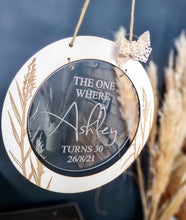 Load image into Gallery viewer, Personalise your own Pampas Grass Hanging Sign
