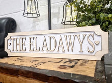 Load image into Gallery viewer, Natural Wood - Personalise your own - 3D Train/Street Style Sign
