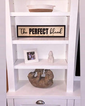 Load image into Gallery viewer, Personalised The Perfect Blend Black and Birch 3D Sign
