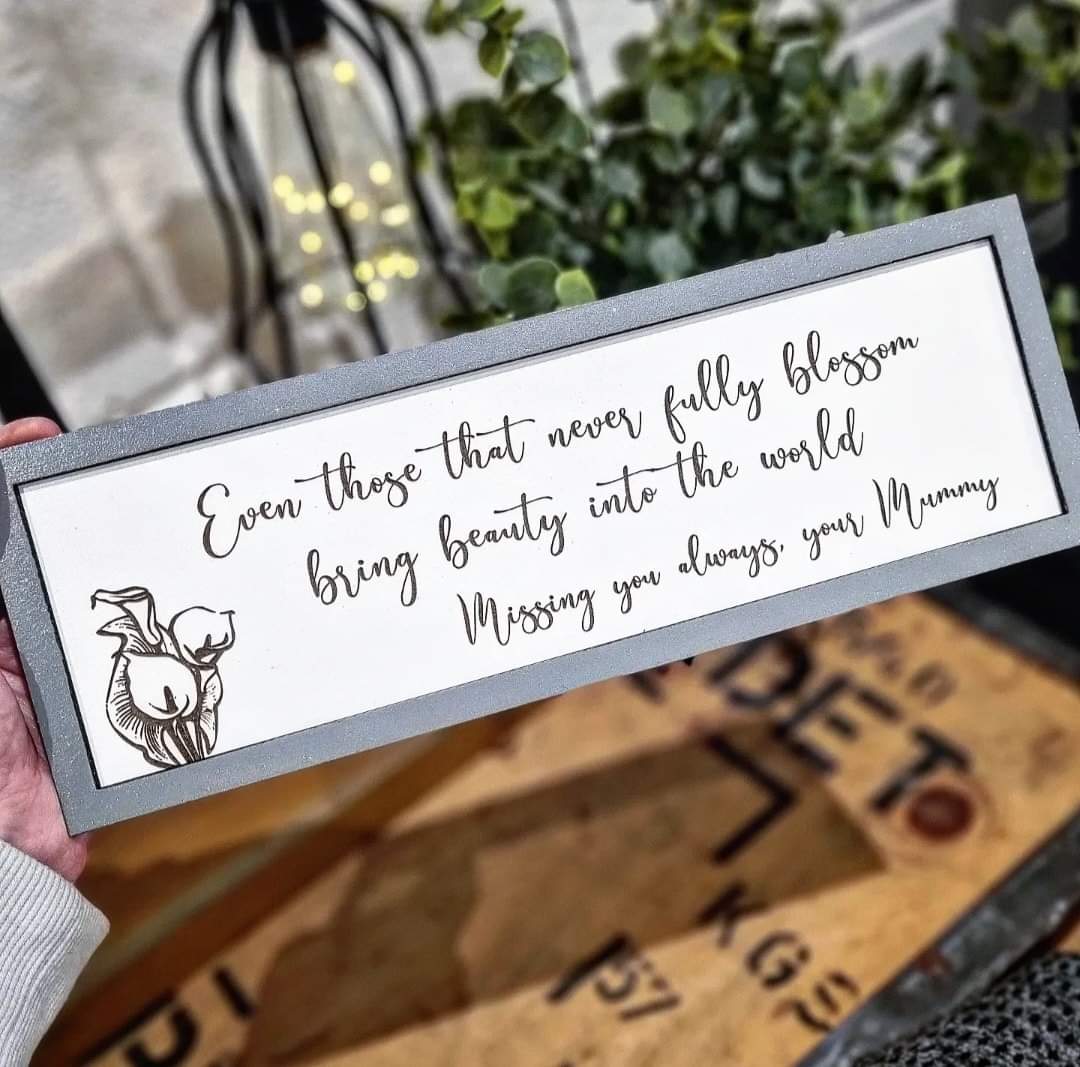 Personalised Baby Loss/In Loving Memory Petite Sign The Little Red Hut