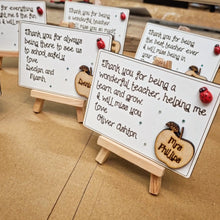 Load image into Gallery viewer, Personalised Miniature Teacher Easel (HALF PRICE TODAY!)
