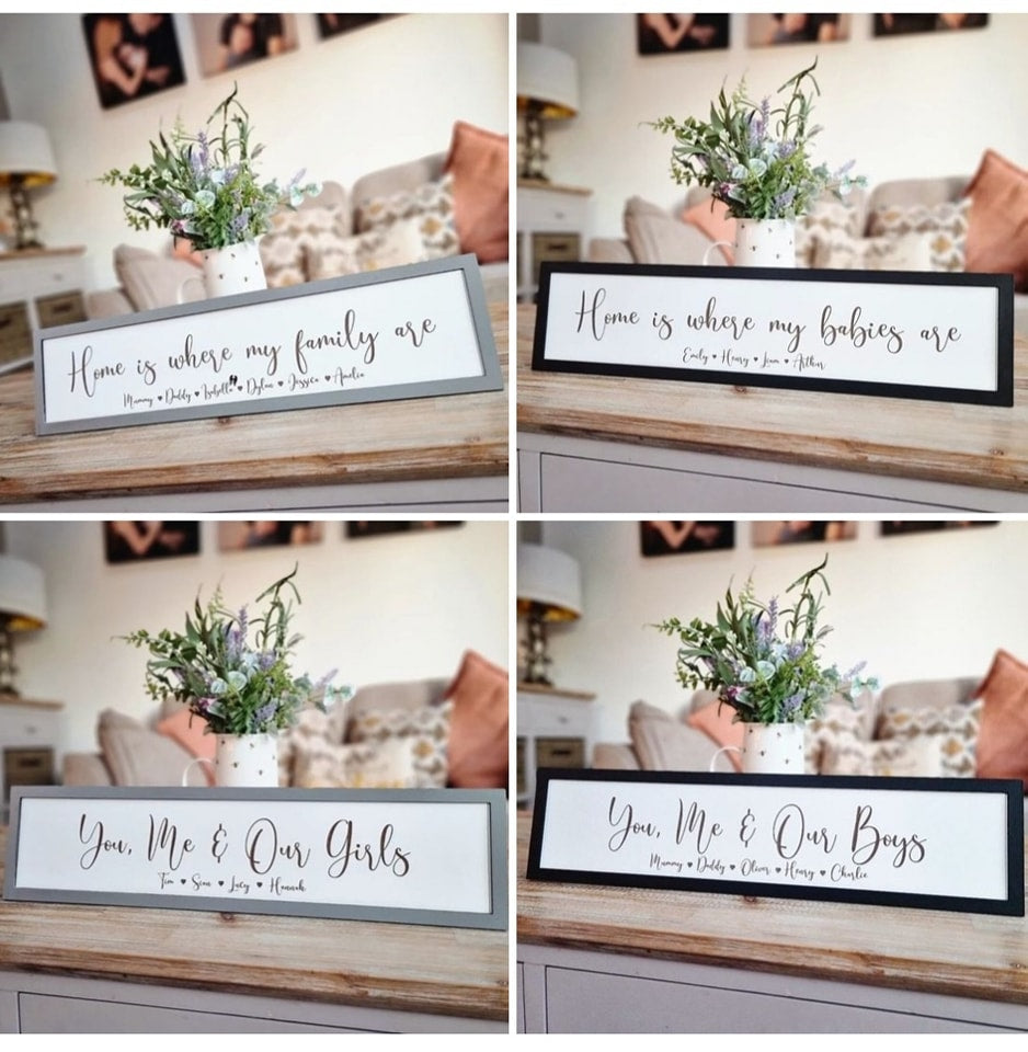 Personalise your own/Choose your own quote Country Sign
