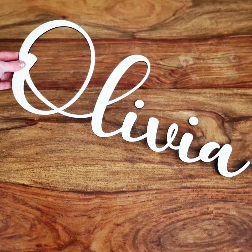 Personalised Wooden Name Sign