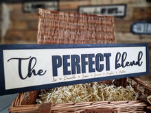 Load image into Gallery viewer, Personalised The Perfect Blend Black and Birch 3D Sign
